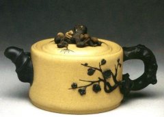 茶具欣赏：岁寒三友壶